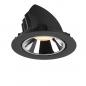 Preview: SLV 1006052 NUMINOS GIMBLE XL Deckeneinbauleuchte schwarz / chrom 3000K 40°
