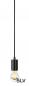 Preview: SLV 132690 FITU, Pendelleuchte, A60, rund, schwarz, 5m Kabel mit offenem Kabelende, max. 60W