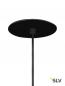 Preview: SLV 158410 HELIA 45, Pendelleuchte, LED, 3000K, rund, schwarz, flache Rosette, 9W