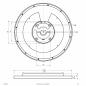 Preview: EVN LED Anbauleuchte mit einstellbarer Farbtemperatur UD54500125