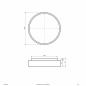 Preview: EVN LED Deckenanbauleuchte mit direktem und indirektem Lichtanteil UUD300925
