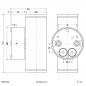 Preview: EVN LED Wandanbauleuchte, IP65 W65201602