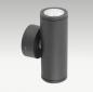 Preview: EVN W65201602 FIRO LED Wandleuchte 2-flammig 2000 lm 3000 K Anthrazit IP65