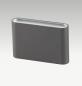 Preview: EVN WAF65061525 FLAT WALL LED Wandleuchte 2-flammig 8 W 3000 K 4000 K 5700 K anthrazit RAL7016 IP65