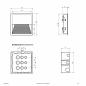 Preview: EVN LED Wandeinbauleuchte, IP65 WEQ65081602