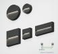 Preview: EVN WER65081602 DIREXUS LED Einbau-Wandleuchte 8 W 3000 K IP65 anthrazit Einbaudurchmesser 194 mm