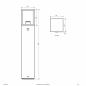 Preview: EVN Pollerleuchte anthrazit, IP54 WG652715S