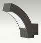 Preview: EVN FONI WL54021502 LED Wandleuchte 4,5 W 3000 K 310 lm IP54 Anthrazit
