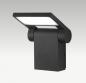 Preview: EVN VERTICA WL54151002 LED Wandleuchte 10 W 3000 K anthrazit IP54 schwenkbar 90°