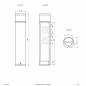 Preview: EVN LED Wegeleuchte mit Steckdosen, IP44 WLSD441502