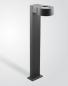 Preview: EVN Pollerleuchte LED Aluminium Druckguss IP65 Anthrazit 700 mm 3000K 600 lm