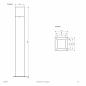 Preview: EVN Pollerleuchte aus Aluminium, IP44 WQM652715
