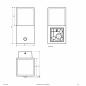 Preview: EVN Wandleuchte aus Aluminium, IP44 WQS172715S