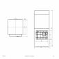 Preview: EVN Wandleuchte aus Aluminium, IP44 WWL441015S