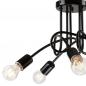 Preview: Bioledex Junges Wohnen 5-flammige Deckenleuchte mit gebogenen Armen  in Schwarz