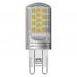 Preview: Ledvance G9 LED Stiftsockel Lampe PIN 4W wie 40W dimmbar 2700K warmweißes Licht