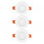 Preview: 3er Set OSRAM Downlight ultra slim ø8cm LED-Einbauleuchte 4.5W Warmweißes Licht Weiß - mit integriertem Treiber, schmal, IP20, für diverse Innenraumanwendungen, inkl. Montagezubehör