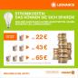Preview: Ledvance E27 Besonders effiziente LED Lampe Classic klar 3,8W wie 60W 3000K warmweißes Licht
