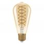 Preview: OSRAM E27 LED VINTAGE Glühlampe EDISON GOLD dimmbar 8,8W wie 60W extra warmweißes gemütliches Licht