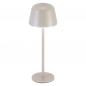 Preview: OSRAM Akku-Tischleuchte Style Table in Beige USB dimmbar IP54 In & Out - wiederaufladbarer Akku, stufenloses Dimmen, Lichthelligkeits-Memory-Funktion