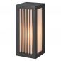 Preview: OSRAM Wandleuchte Endura Classic Radick  E27 IP65 - dunkelgrau, Aluminium, schnelle & einfache Installation, mattierter Diffusor