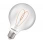 Preview: OSRAM E27 LED VINTAGE Heart Filament Globe 80 klar 7,2W wie 60W dimmbar warmweiß 90Ra