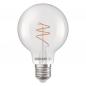 Preview: OSRAM E27 LED VINTAGE Spiral Filament Globe 80 klar 4,6W wie 40W dimmbar warmweiß 90Ra