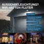 Preview: BELLALUX FLOODLIGHT VITAL SENSOR 10W 865 BLACK IP65 LED Außenstrahler