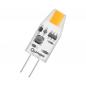 Preview: Ledvance G4 LED Stiftsockel Lampe PIN Micro 1W wie 10W 2700K warmweißes Licht 12V Niedervolt