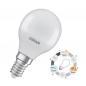 Preview: 6er OSRAM E14 LED Topfenlampe Relax & Active mit Farbtemperaturwechsel 4,9W wie 40W warmweiss/ kaltweiss