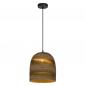 Preview: OSRAM Pendelleuchte BELL braun, Ø 26 cm, aus Wellpappe