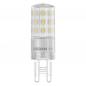 Preview: OSRAM G9 LED PIN 4,9W warmweiß 907lm 320° – LED Stiftsockellampe 65W Ersatz