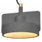 Preview: Osram Ausdruckssarke Pendelleuchte Decor Mold aus Beton und Metall in Grau mit E27-Fassung Ø 23 cm