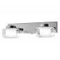 Preview: OSRAM ORBIS Flame Wandleuchte 2 × 5,5 W, 700 lm, Click-CCT 3000/4000 K, Chrom, IP44