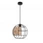 Preview: OSRAM Pendelleuchte Decor Cage Globe Pendant E27 Black