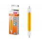 Preview: 6er Set Osram LED Slim LINE R7s Stablampe 118mm 8W wie 60W neutralweißes Licht 4000k - aus Glas