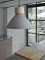 Preview: OSRAM Beton Hängelampe CONCRETE WOOD grau Ø 22 cm  E27