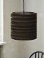 Preview: OSRAM Pendelleuchte Cylinder braun, Ø 25 cm, aus Wellpappe