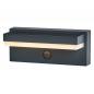 Preview: OSRAM ENDURA Style Solar + USB Robust Sensor Wandleuchte IP54 Dunkelgrau