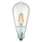 Preview: Ledvance E27 LED Kolbenlampe Filament Classic Edison klar 3,4W wie 40W 2700K warmweißes Licht
