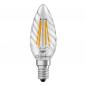 Preview: Ledvance E14 LED Kerzenlampe Classic Filament  gedrehte Form 3,4W wie 40W 2700K warmweißes Licht