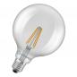 Preview: Ledvance E27 LED Filament Kugellampe Globe125 Classic klar 5,9W wie 60W 2700K warmweißes Licht