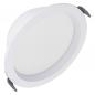Preview: LEDVANCE LED Deckeneinbauleuchte 18W 3000–4000K IP44 Einbaudurchmesser 160mm Multi Select weiß