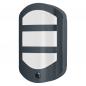 Preview: OSRAM ENDURA Style Plate Wandleuchte mit Sensor 12W IP44 Dunkelgrau