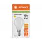 Preview: Ledvance E14 LED Tropfenlampe matt dimmbar 3,4W wie 40W 2700K warmweißes Licht