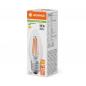 Preview: Ledvance E27 LED Kerzenlampe Classic B40 dimmbar klar 3,4W wie 40W 2700K warmweißes Licht