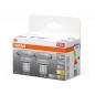 Preview: 2er Pack OSRAM LED GU10 Strahler PAR16 36° Winkel 4,3W wie 50W warmweißes Licht