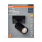 Preview: OSRAM LED Spot Octagon 1er Wand- und Decken Strahler Schwarz