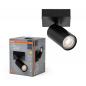 Preview: OSRAM LED Spot Octagon 1er Wand- und Decken Strahler Schwarz