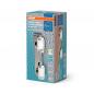 Preview: OSRAM ORBIS Flame Wandleuchte 2 × 5,5 W, 700 lm, Click-CCT 3000/4000 K, Chrom, IP44